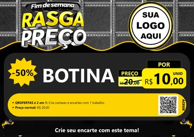 Modelo de Cartaz para Cartaz A4 Horizontal