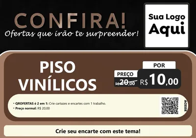 Modelo de Cartaz para Cartaz A4 Horizontal com o tema Confira! Ofertas que irão te surpreender! para Material para Construção