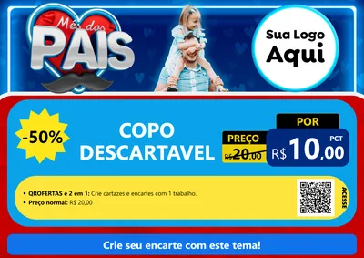Modelo de Cartaz para Cartaz A4 Horizontal