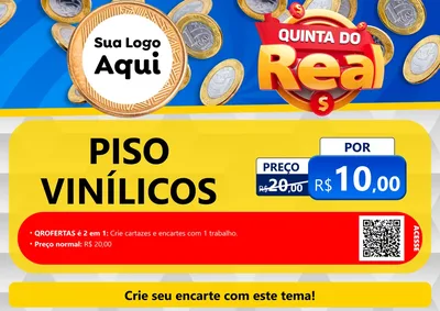 Modelo de Cartaz para Cartaz A4 Horizontal com o tema Quinta do Real para Material para Construção