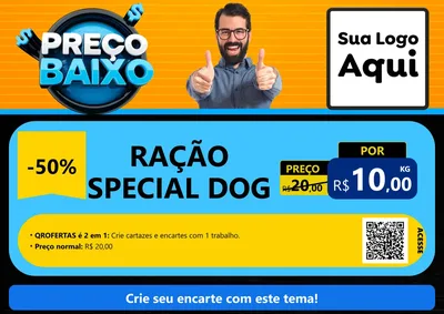 Modelo de Cartaz para Cartaz A4 Horizontal