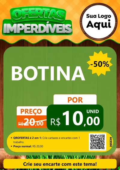 Modelo de Cartaz para Cartaz A4 Vertical