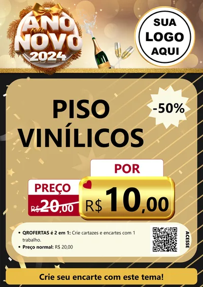 Modelo de Cartaz para Cartaz A4 Vertical com o tema Feliz Ano Novo 2027 para Material para Construção