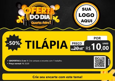 Modelo de Cartaz para Cartaz A4 Horizontal