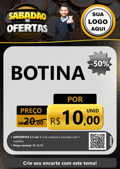 Modelo de Cartaz para Cartaz A4 Vertical