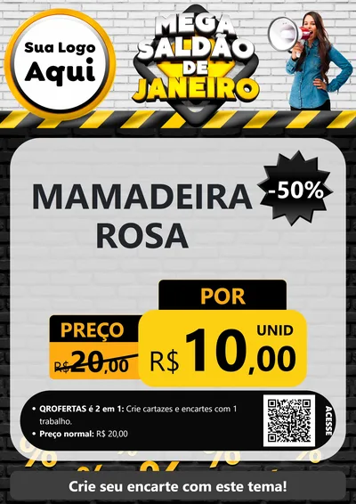 Modelo de Cartaz para Cartaz A4 Vertical