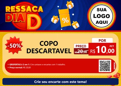 Modelo de Cartaz para Cartaz A4 Horizontal