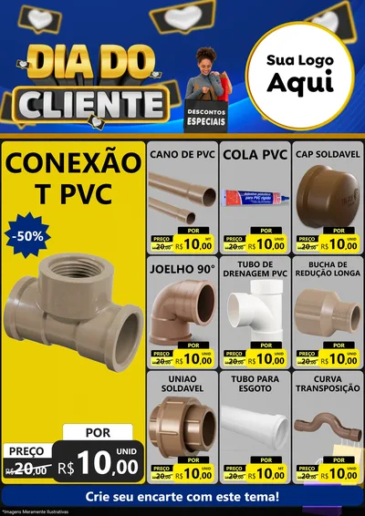 Modelo de Encarte para Encarte A4 Vertical