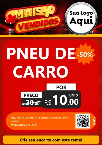 Modelo de Cartaz para Cartaz A4 Vertical