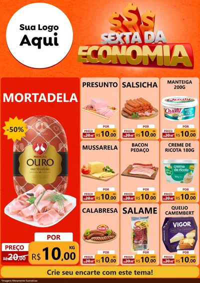 Modelo de Encarte para Encarte A4 Vertical