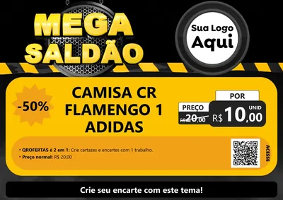 Modelo de Cartaz para Cartaz A4 Horizontal