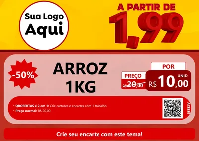Modelo de Cartaz para Cartaz A4 Horizontal