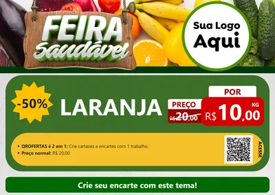 Modelo de Cartaz para Cartaz A4 Horizontal