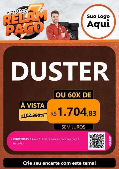 Modelo de Cartaz para Cartaz A4 Vertical