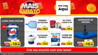 Modelo de TV para TV Horizontal com o tema Mais Barato para Produtos para Piscina