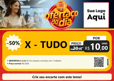 Modelo de Cartaz para Cartaz A4 Horizontal
