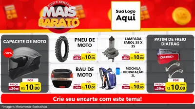 Modelo de TV para TV Horizontal com o tema Mais Barato para Moto peças
