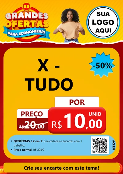 Modelo de Cartaz para Cartaz A4 Vertical