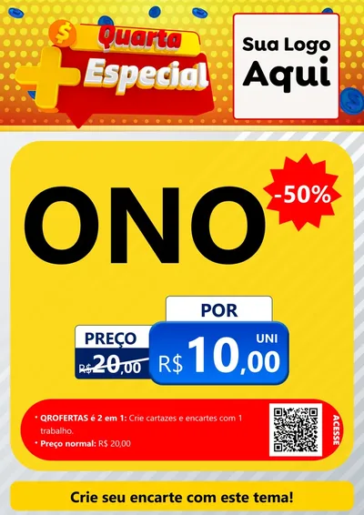 Modelo de Cartaz para Cartaz A4 Vertical com o tema Quarta Mais Especial para Óticas