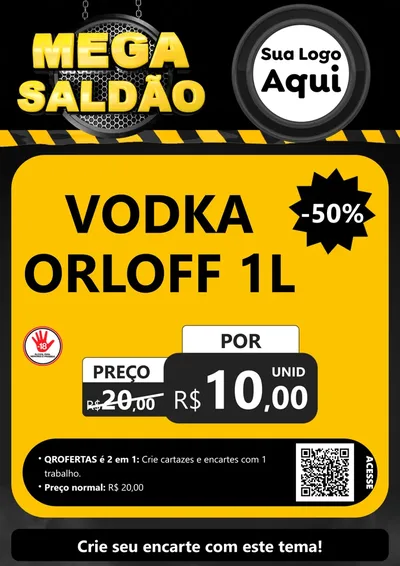 Modelo de Cartaz para Cartaz A4 Vertical