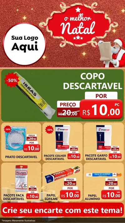 Modelo de Rede Social para Stories com o tema O Melhor Natal para Embalagens
