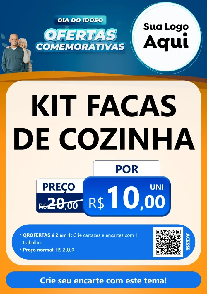 Modelo de Cartaz para Cartaz A4 Vertical com o tema Dia do Idoso para Utilidades Domésticas