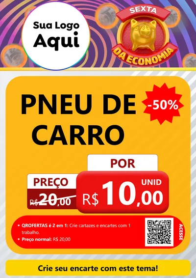 Modelo de Cartaz para Cartaz A4 Vertical