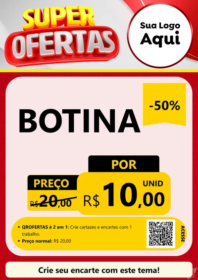 Modelo de Cartaz para Cartaz A4 Vertical