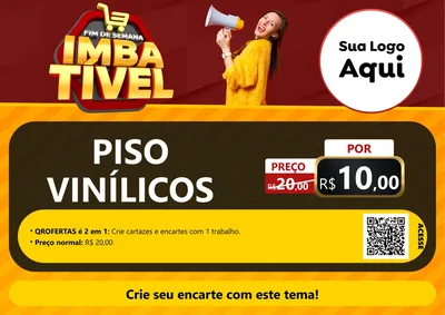 Modelo de Cartaz para Cartaz A4 Horizontal com o tema Fim de Semana Imbatível para Material para Construção