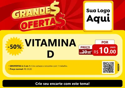 Modelo de Cartaz para Cartaz A4 Horizontal