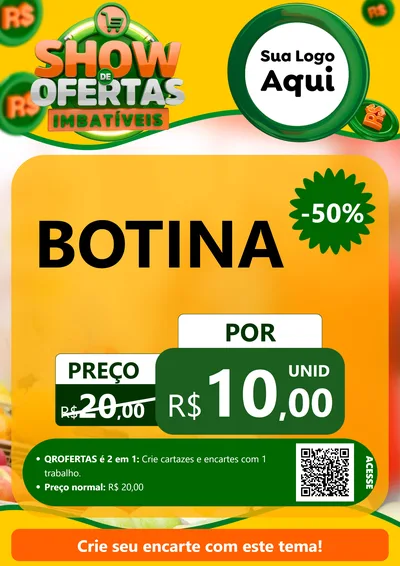 Modelo de Cartaz para Cartaz A4 Vertical