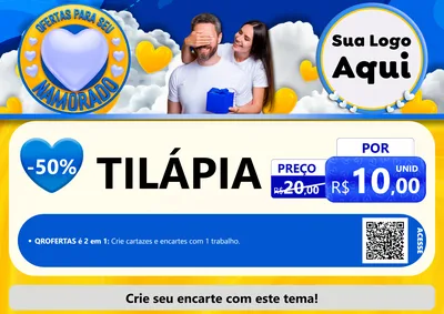 Modelo de Cartaz para Cartaz A4 Horizontal