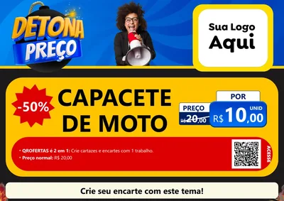 Modelo de Cartaz para Cartaz A4 Horizontal