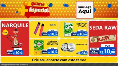 Modelo de TV para TV Horizontal com o tema Quarta Mais Especial para Tabacaria