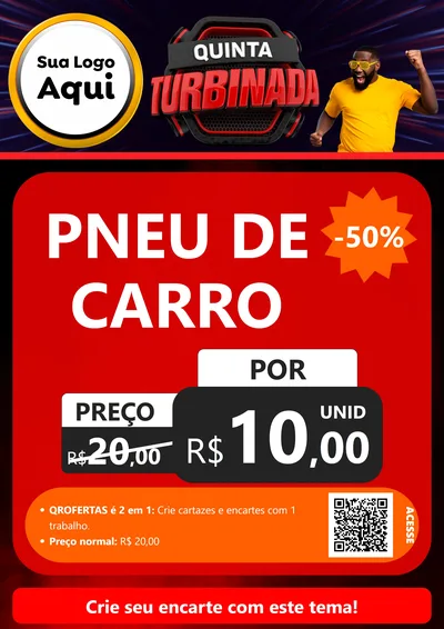 Modelo de Cartaz para Cartaz A4 Vertical