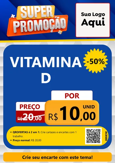 Modelo de Cartaz para Cartaz A4 Vertical