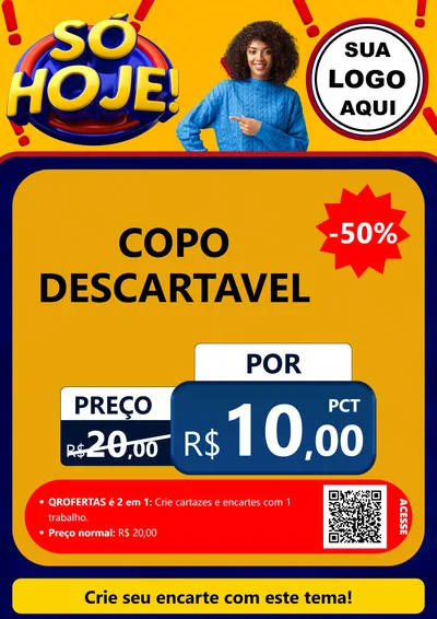 Modelo de Cartaz para Cartaz A4 Vertical