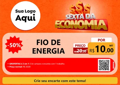 Modelo de Cartaz para Cartaz A4 Horizontal