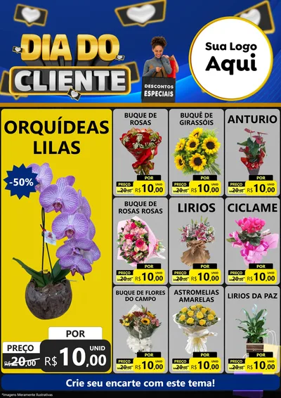 Modelo de Encarte para Encarte A4 Vertical