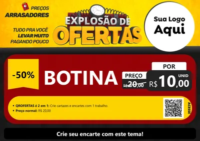 Modelo de Cartaz para Cartaz A4 Horizontal