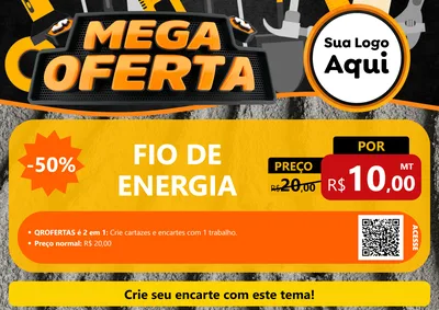 Modelo de Cartaz para Cartaz A4 Horizontal