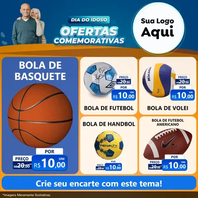 Modelo de Rede Social para Feed Facebook com o tema Dia do Idoso
