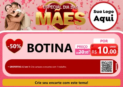 Modelo de Cartaz para Cartaz A4 Horizontal com o tema Especial Dia Das Mães para Agropecuária