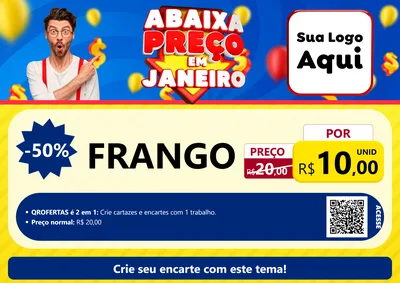 Modelo de Cartaz para Cartaz A4 Horizontal