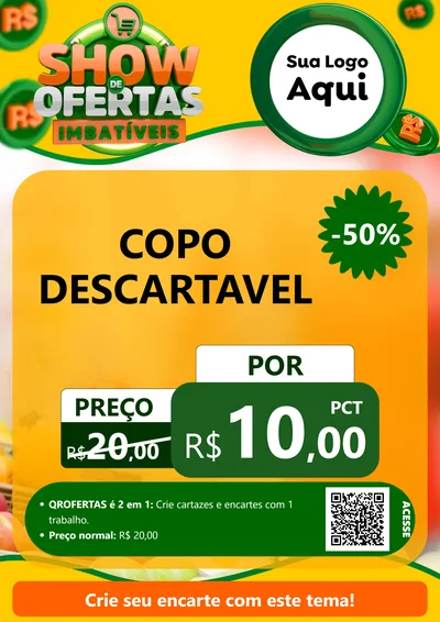 Modelo de Cartaz para Cartaz A4 Vertical