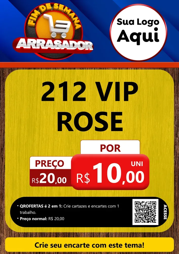 Modelo de Cartaz para Cartaz A4 Vertical com o tema Fim De Semana Arrasador para Perfumes
