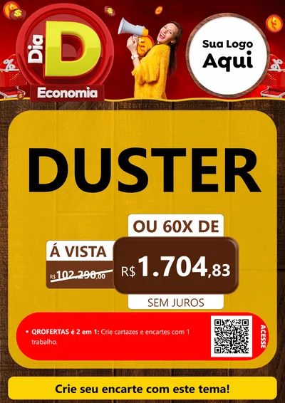 Modelo de Cartaz para Cartaz A4 Vertical