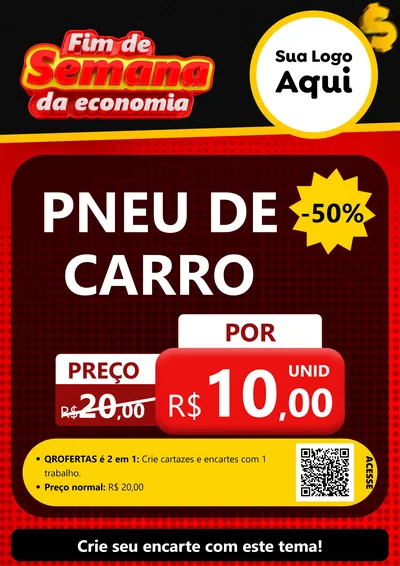 Modelo de Cartaz para Cartaz A4 Vertical