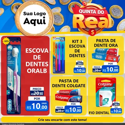 Modelo de Rede Social para Feed Facebook com o tema Quinta do Real para Higiene Pessoal