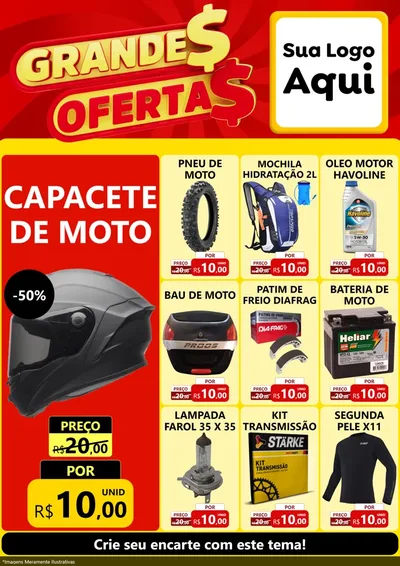 Modelo de Encarte para Encarte A4 Vertical